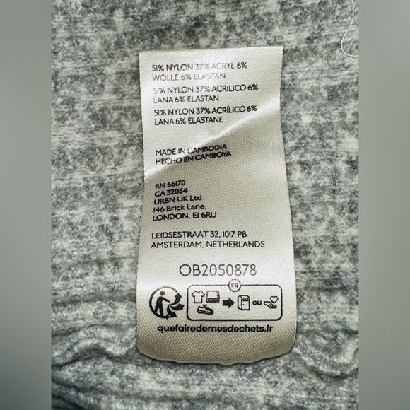 Free People Sandstorm Heather Grey Soft Button Emmy Long Cardigan Sweater - Picture 11 of 16